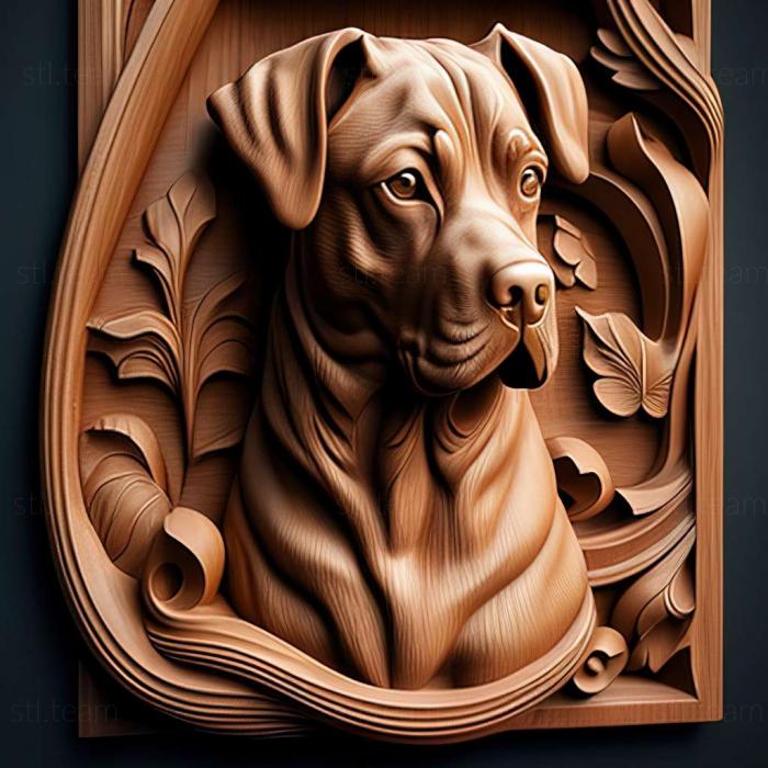 3D model Alano dog (STL)